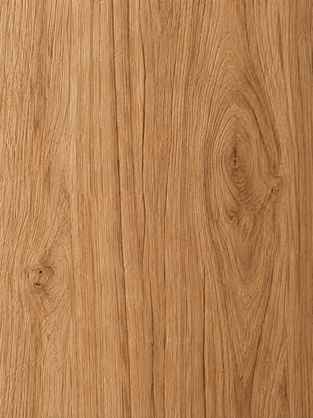 Meuble TV bois naturel 170 cm – portes structurées, pieds dorés – vue 5