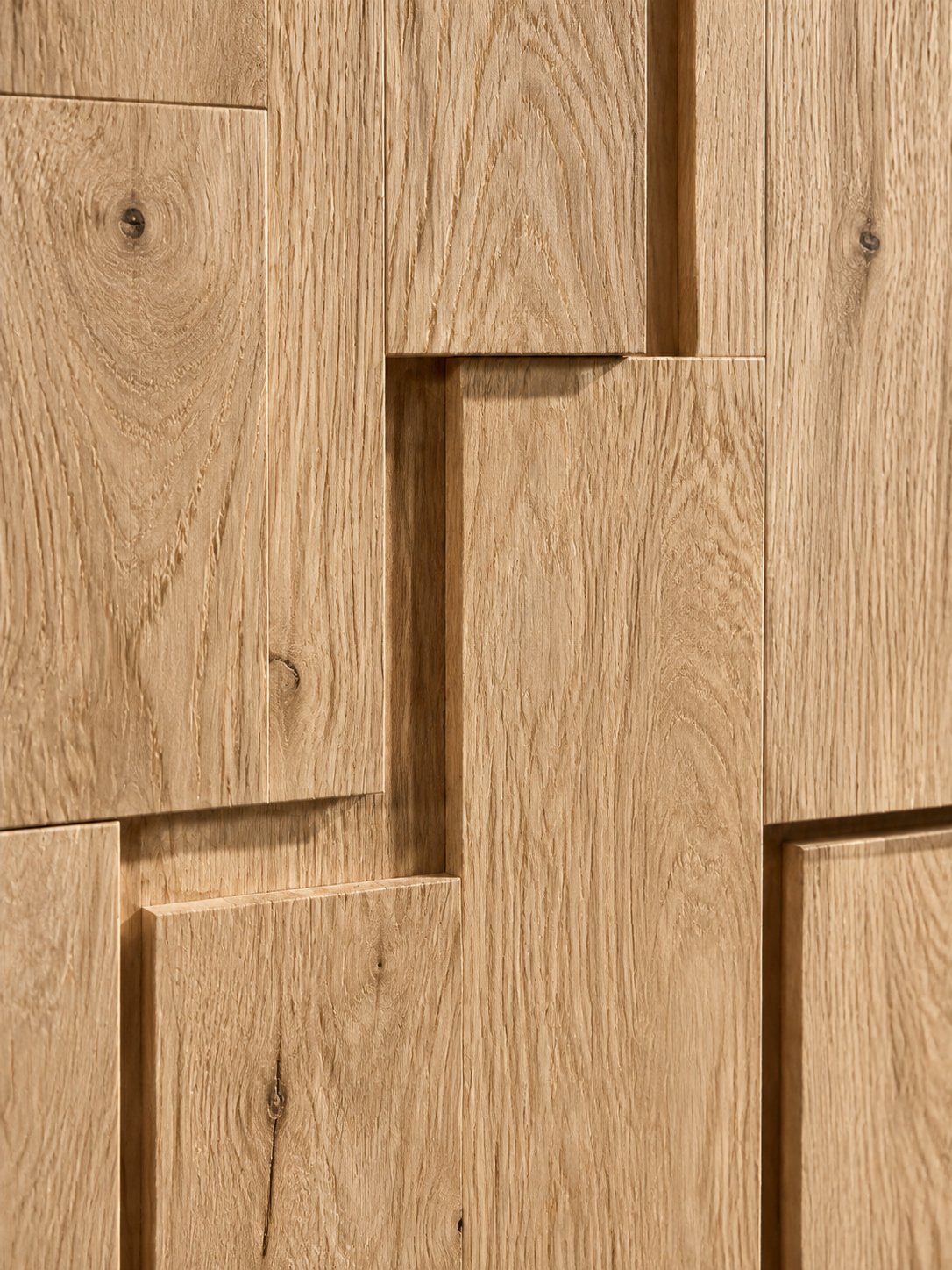 Meuble TV bois naturel 180 cm – 4 portes – vue 5