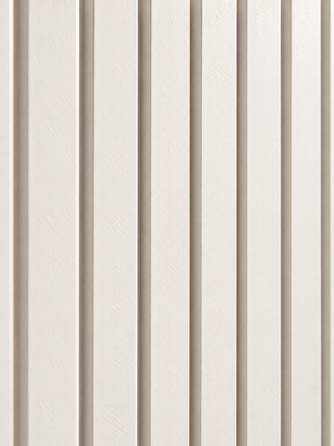 Meuble TV suspendu blanc cannelé 180 cm – vue 5
